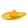 Карнавальная шляпа Сомбреро, жёлтый фетр