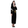 Карнавальный костюм Монахиня с платком цвет, черный (44-46)