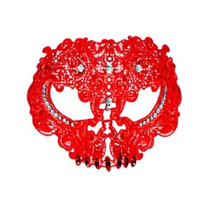 Маска lace mask red