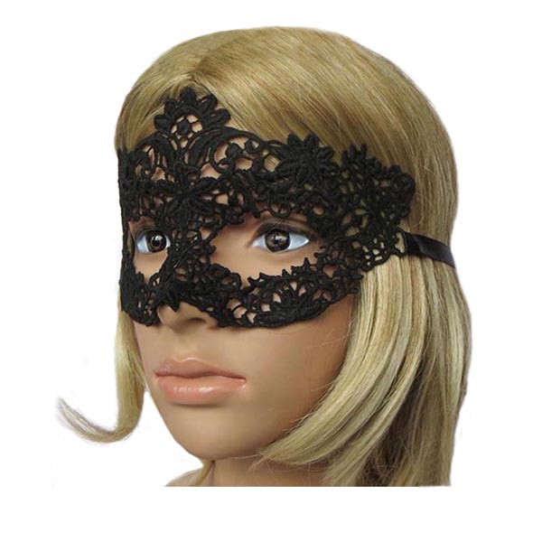 Карнавальная кружевная маска 3515