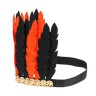 Карнавальный головной убор «Перья», цвет оранжево-чёрный
