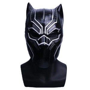 Карнавальная маска Черная Пантера латекс