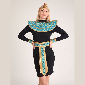 Карнавальный набор "Египетской царицы" 3 предмета ворот, нарукавники, пояс