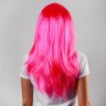 Карнавальный парик Красотка розовый