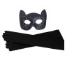 Карнавальный набор Элегантная кошка, маска, перчатки